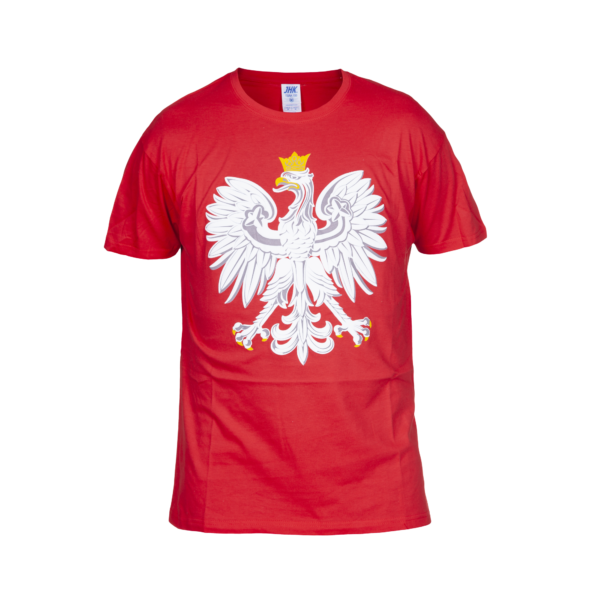 Koszulka-bawełniana-kibica-POLSKI-duży-orzeł-czerwona-GRAMATURA-150-KB-29