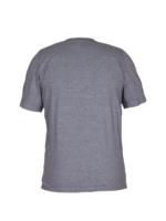 Koszulka bawełniana kibica Polski męska flaga szara (KB-16)