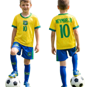 Strój sportowy NEYMAR Brazylia plus getry