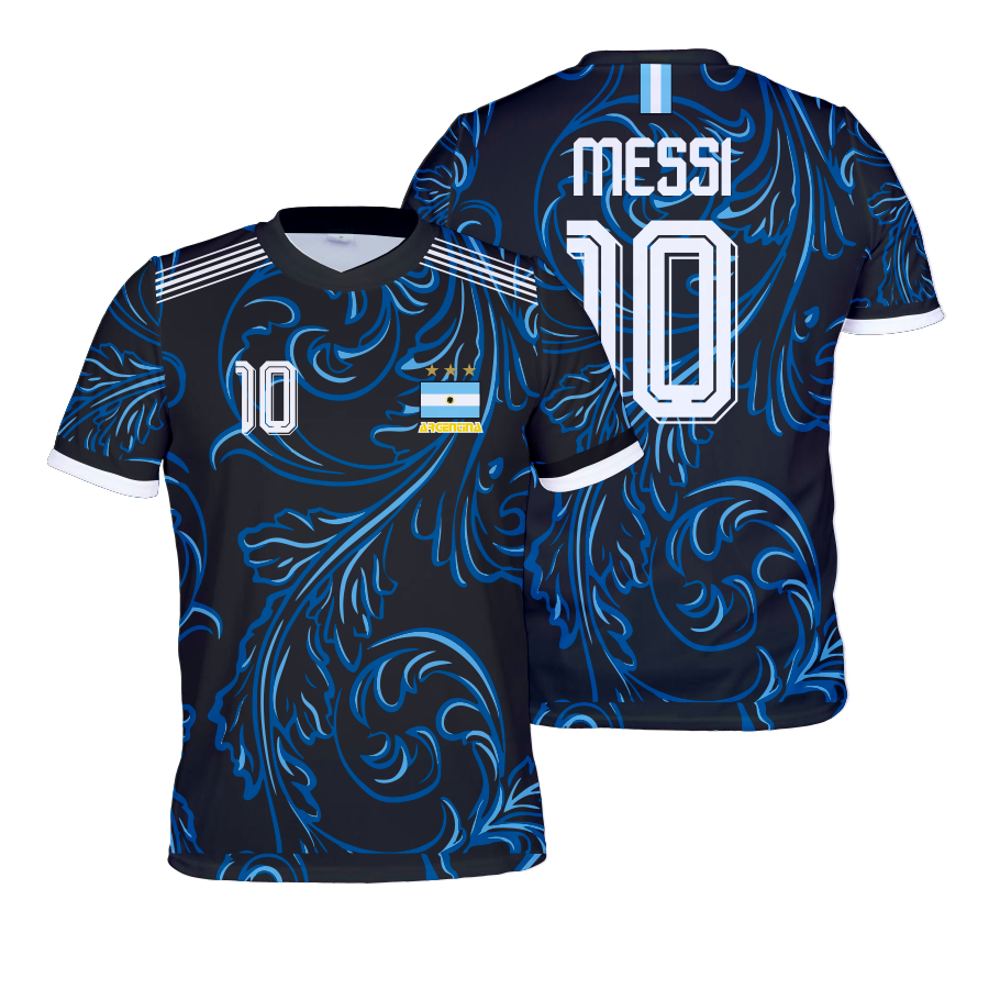 koszulka MESSI Argentyna wyjazdowa granatowa - obrazek 6
