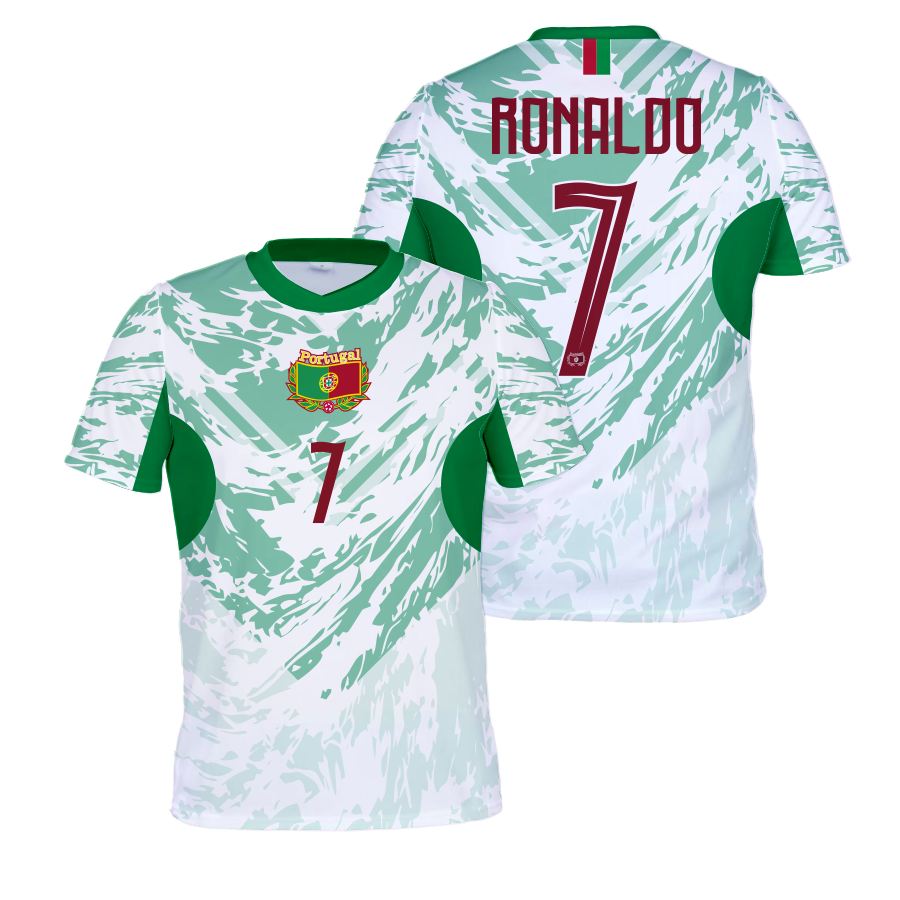 koszulka RONALDO Portugalia wyjazdowa biała - obrazek 4