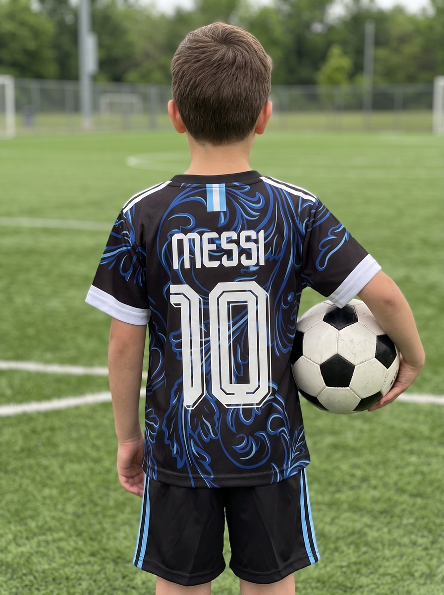 koszulka MESSI Argentyna wyjazdowa granatowa - obrazek 5
